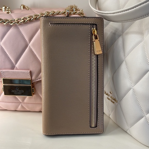 Kate Spade Morgan Colorblocked Slim Bifold Wallet 
Cafe Mocha 
NWT - Picture 16 of 16